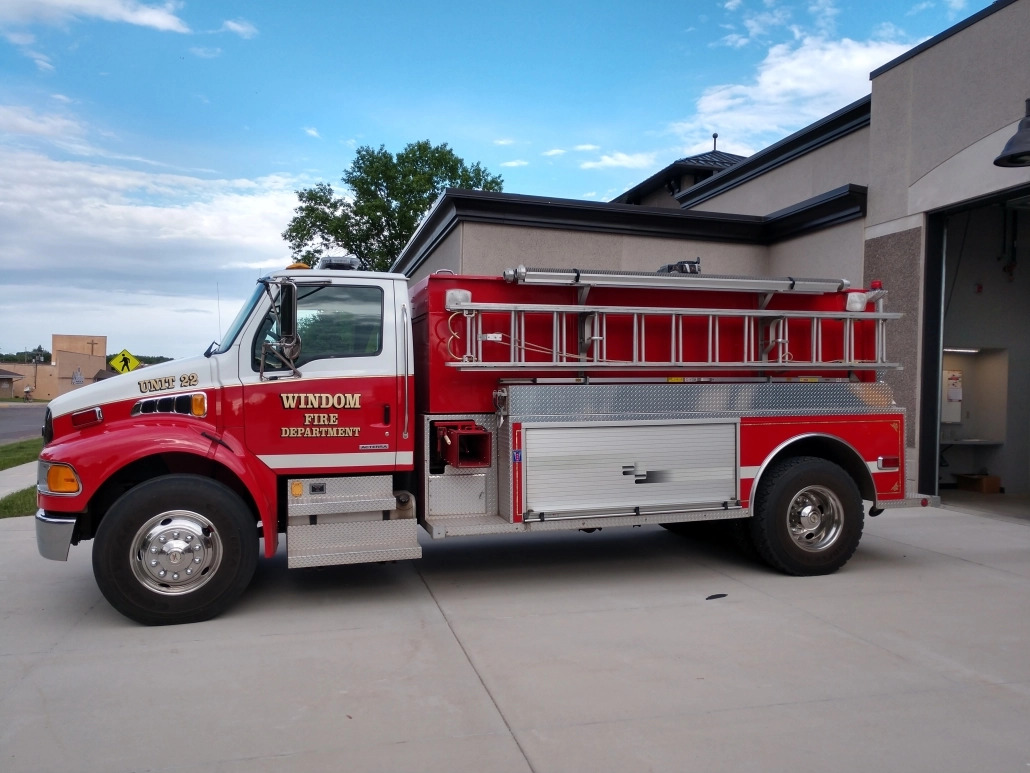 Unit 22-2006 Water King 2000 Gallon Water Tender Truck for Rural Fires.